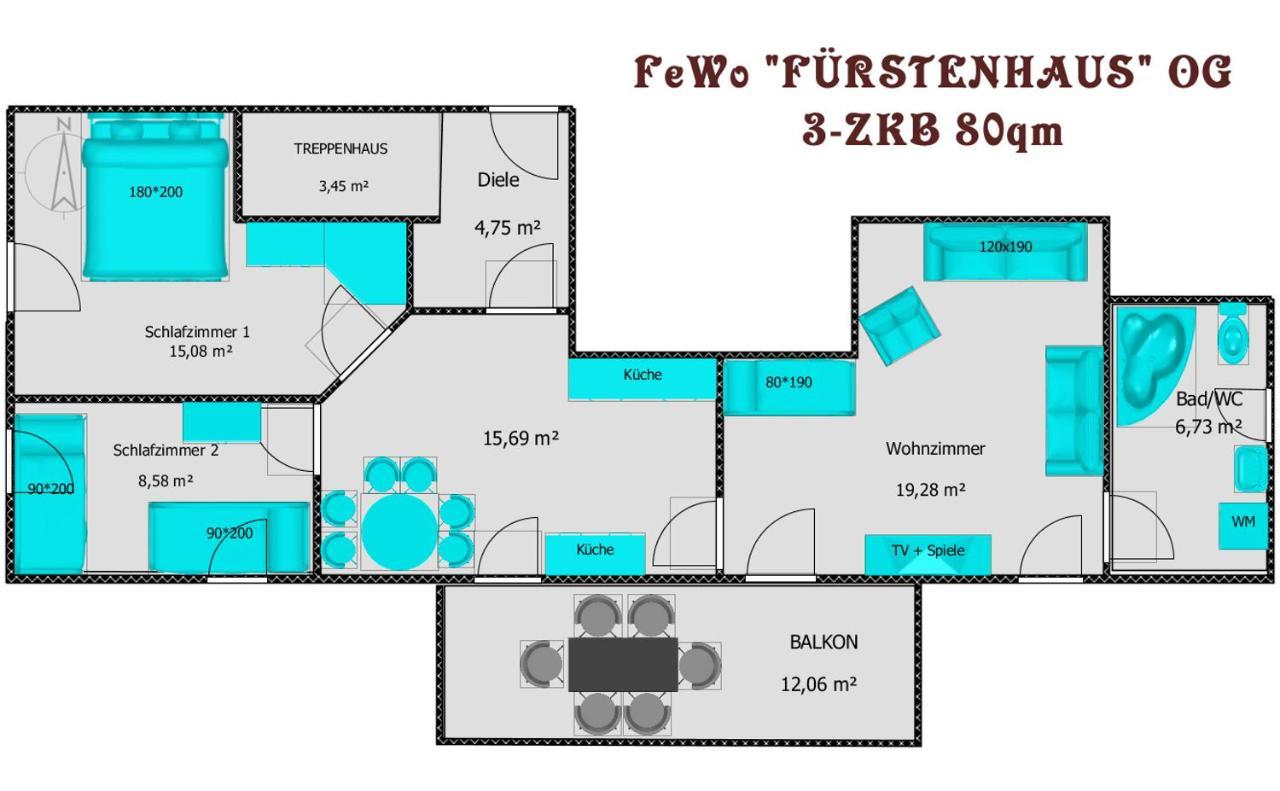 "Fuerstenhaus" Og Hofgeismar-Zentrum! Экстерьер фото